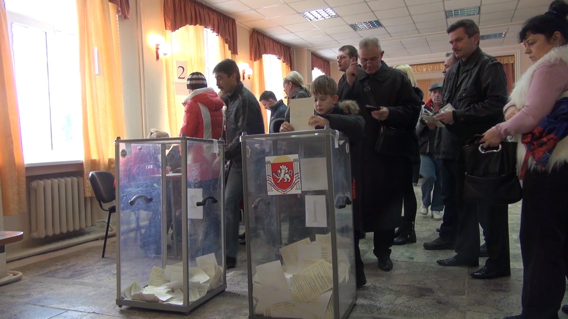 Крым: Утро дня выборов. Симферополь